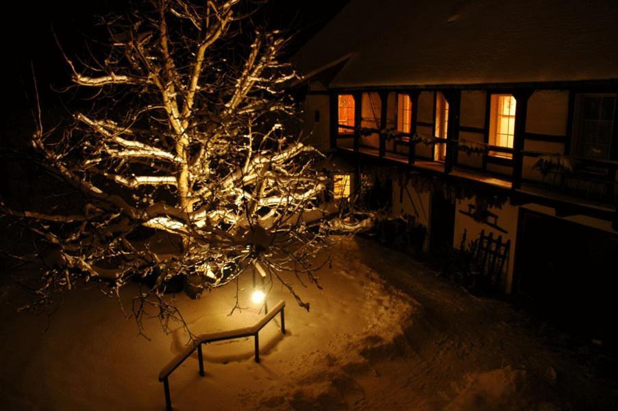 Hotel Garni & Oma'S Heuhotel 'Pension Zur Galerie' 바르비 외부 사진